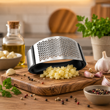 Amassador Ergonômico Inox - Alho Triturado sem Cheiro nas Mãos