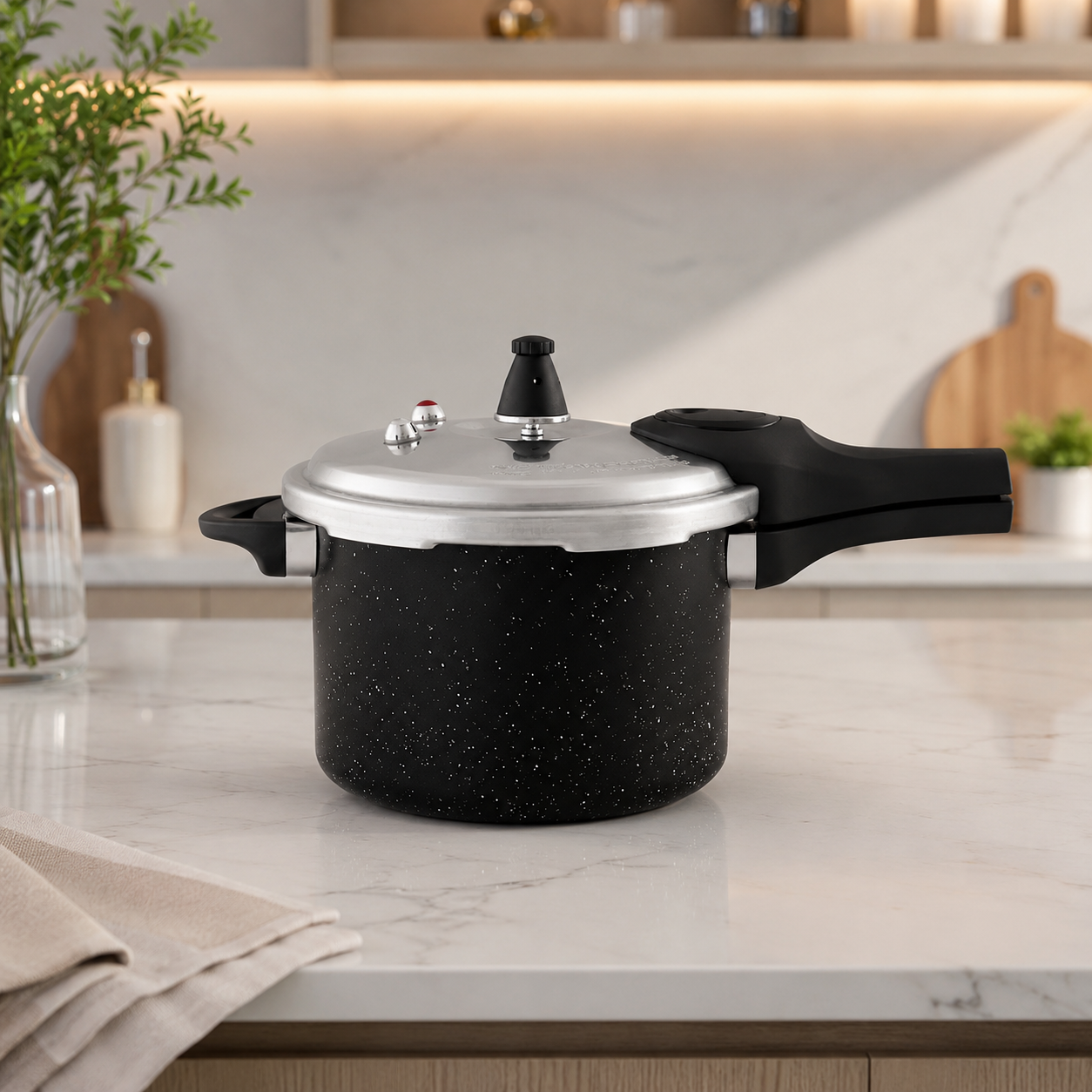 Panela de Pressão Brinox 4,2L Antiaderente - Fechamento Externo Premium