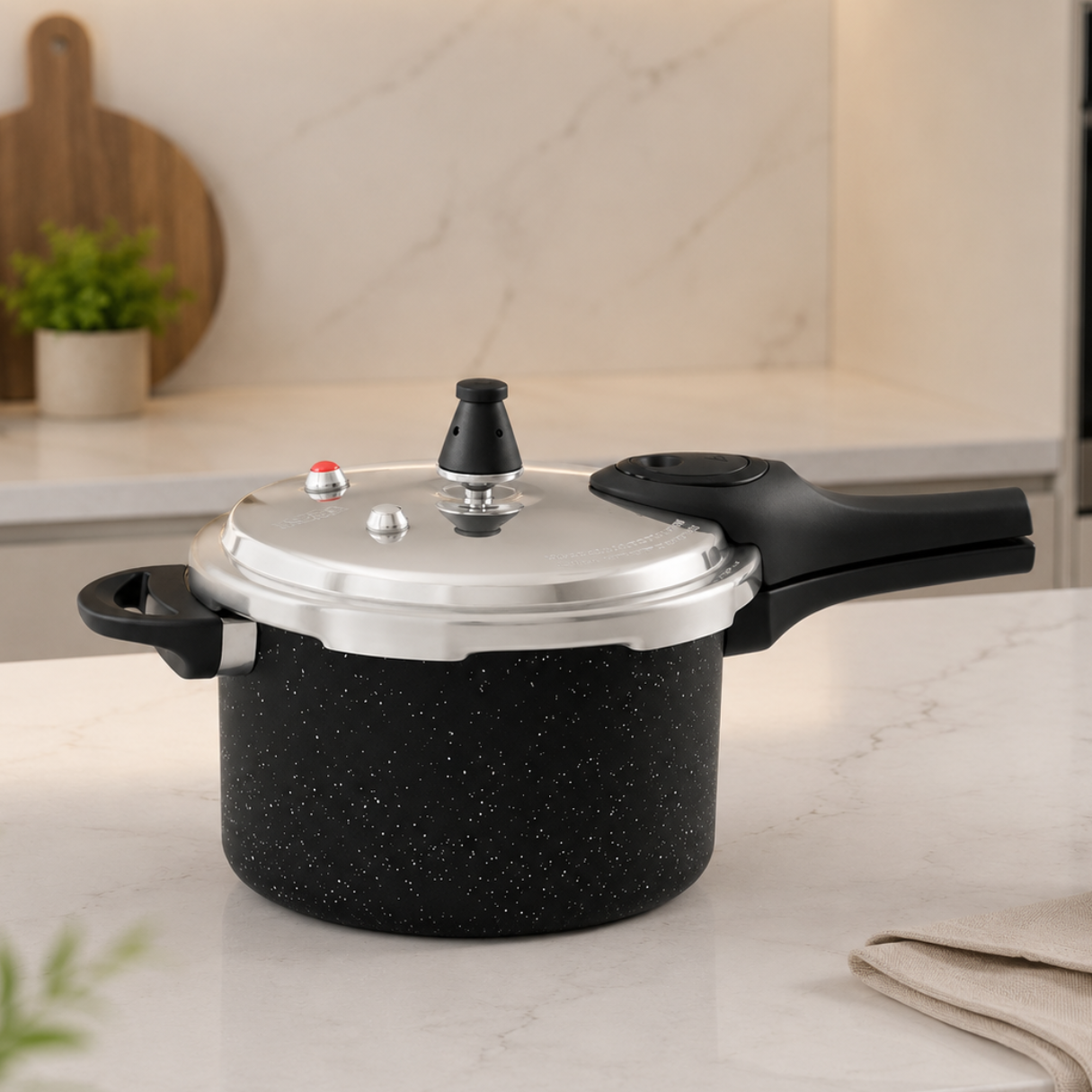 Panela de Pressão Brinox 4,2L Antiaderente - Fechamento Externo Premium
