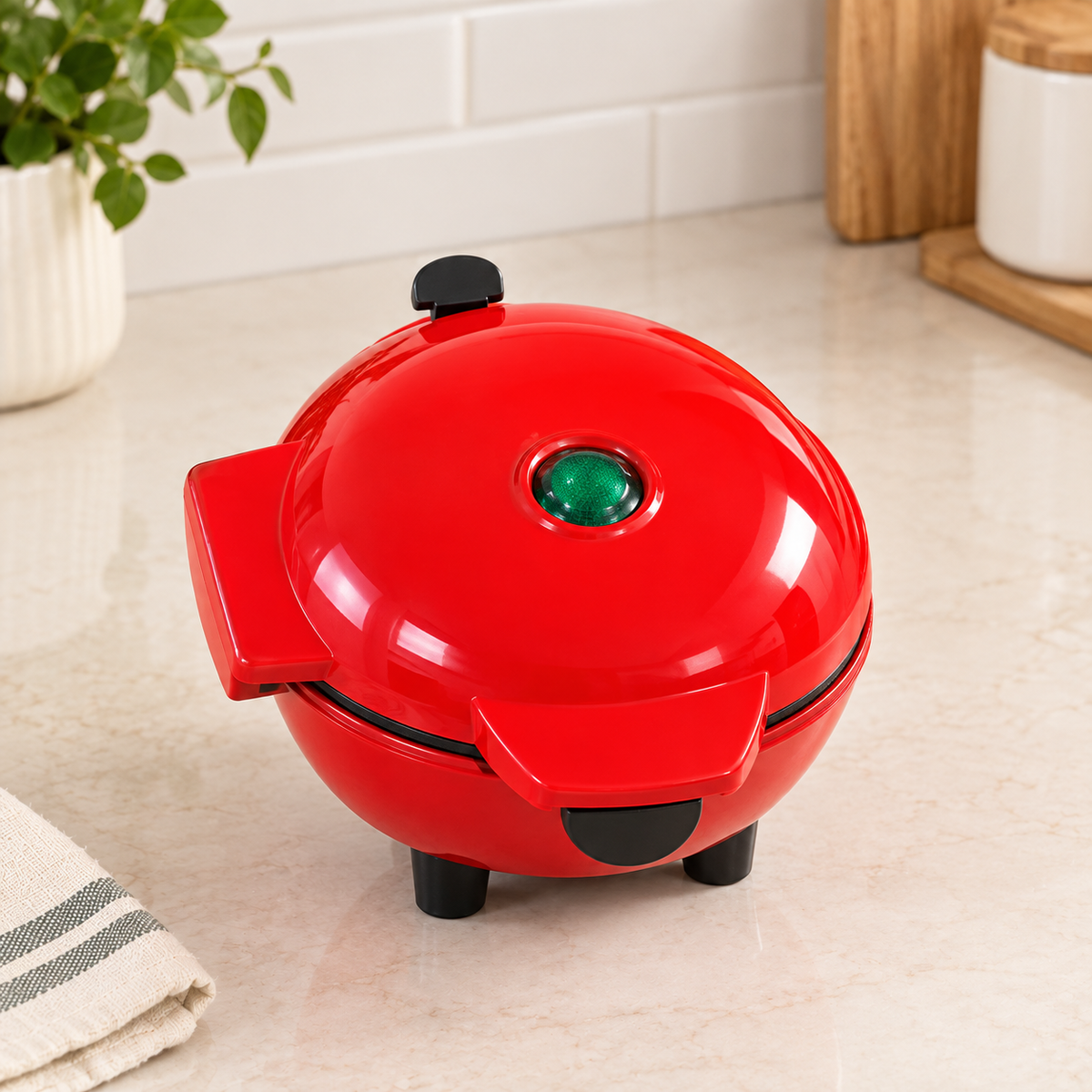 Mini Máquina de Bolo Elétrica - SnackMaker Pro