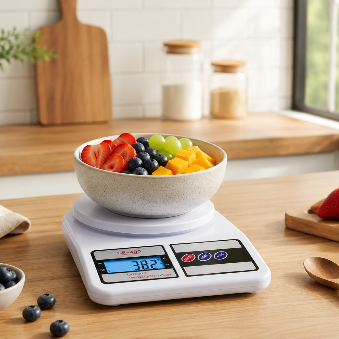 Balança Digital de Alta Precisão 1g a 10kg com Função Tara