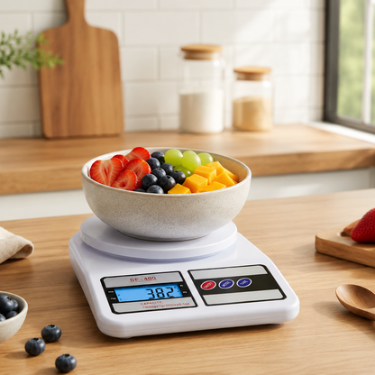 Balança Digital de Alta Precisão 1g a 10kg com Função Tara