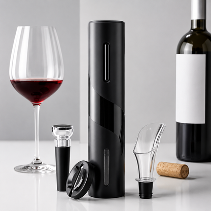 Kit Sommelier Premium - Abridor de Vinho Elétrico